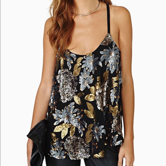 Bb dakota felicity sequin tank - Picture 1 of 4